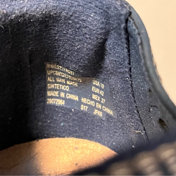 Earth Spirit Gelron 2000 Mary Jane Blue Sintetico Floral Flower Women's Size 10 - Picture 7 of 8